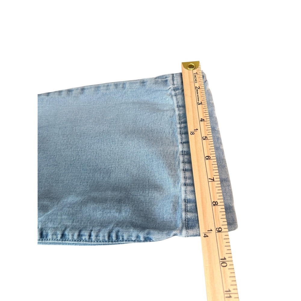 Wrangler Womens Light Wash Wide Leg High Rise Denim Jeans Retro Style - Picture 3 of 8